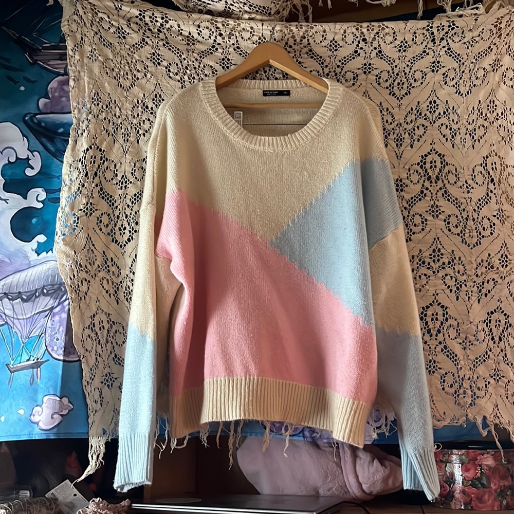 SHEIN Curve 3XL 100% Acrylic sweater